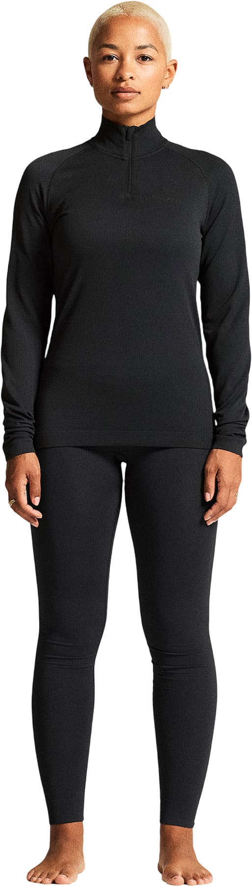 Product gallery image number 6 for product Active Comfort 2 Long Sleeve Half-Zip Base Layer Jersey - Women's