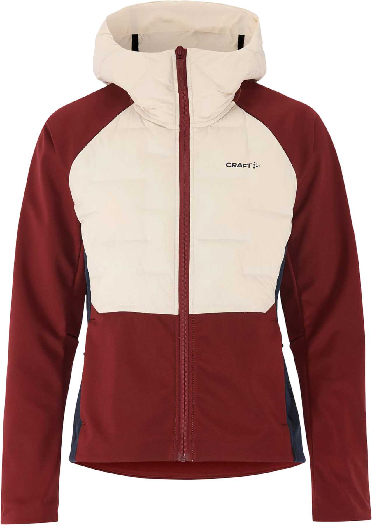 Dark Red - White