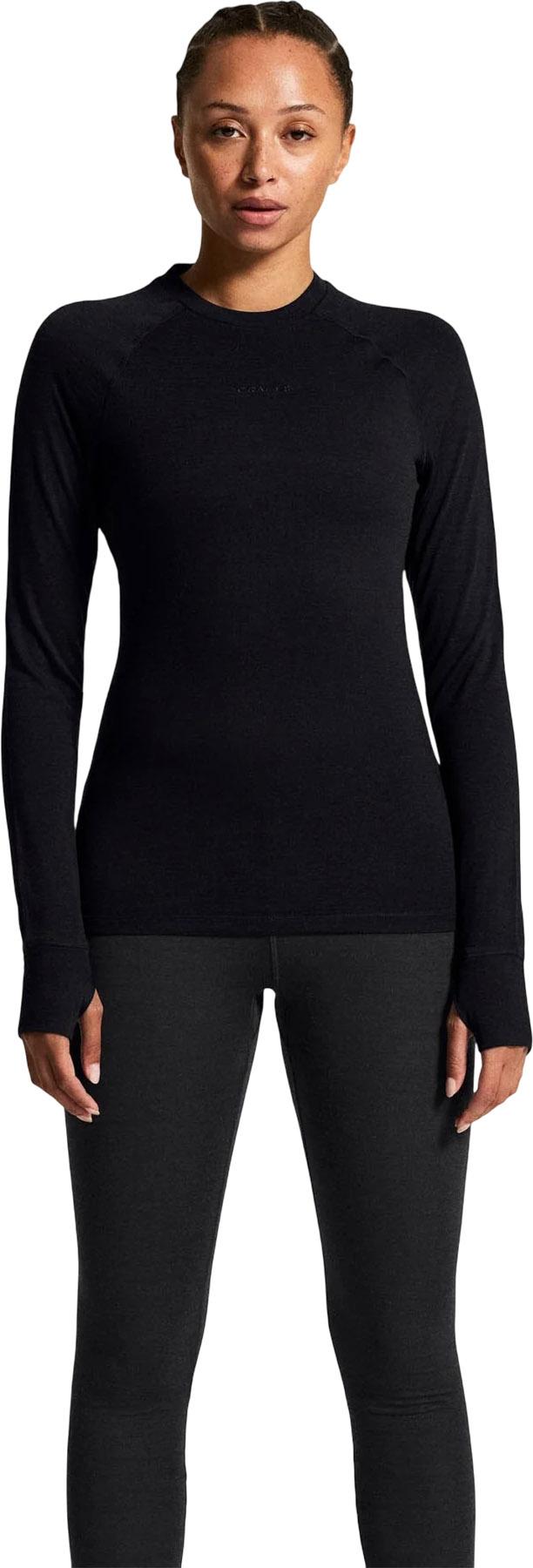 Numéro de l'image de la galerie de produits 2 pour le produit Maillot de couche de base à manches longues Wool Comfort RN - Femme