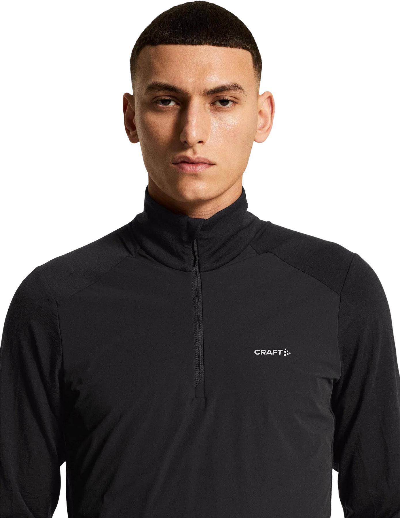 Numéro de l'image de la galerie de produits 4 pour le produit Maillot à manches longues à demi-glissière Wool Wind - Homme