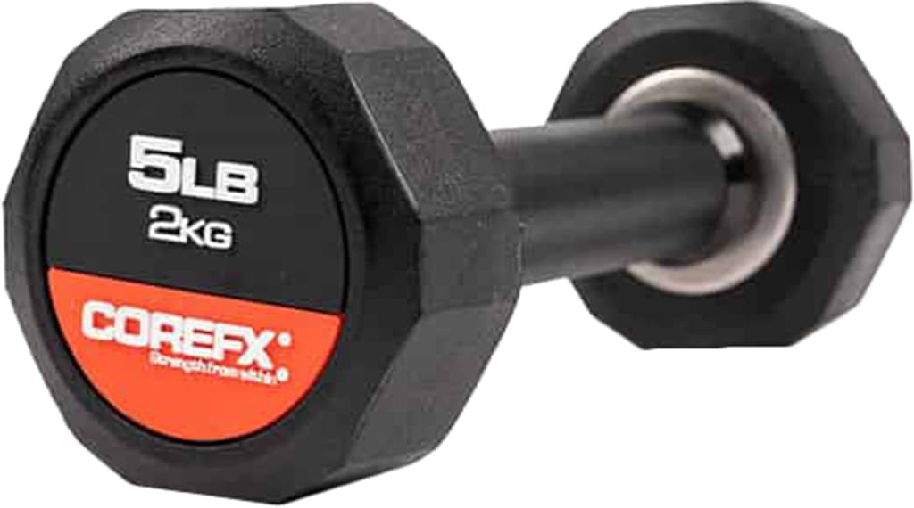 Numéro de l'image de la galerie de produits 1 pour le produit Haltère en caoutchouc - 5lb