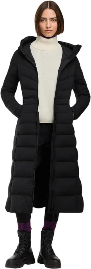 Product gallery image number 7 for product Clair Black Label No Fur Long Coat - Women's