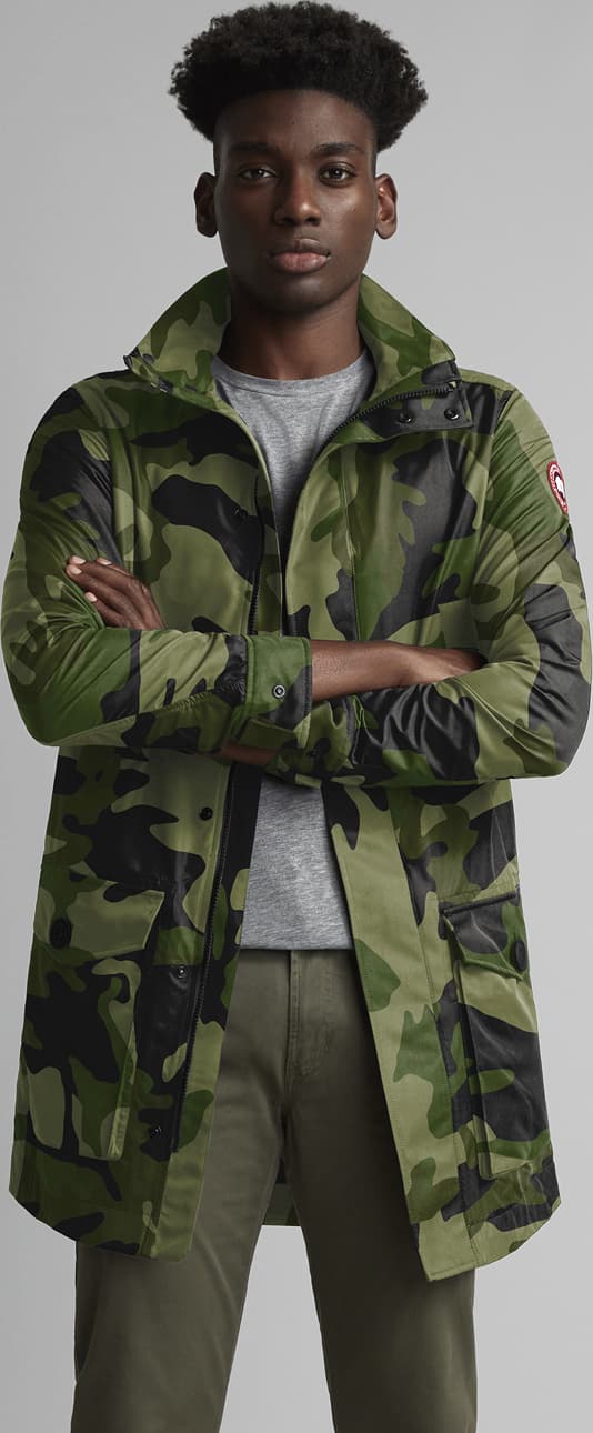 Product gallery image number 5 for product Crew Print Trench - Men's