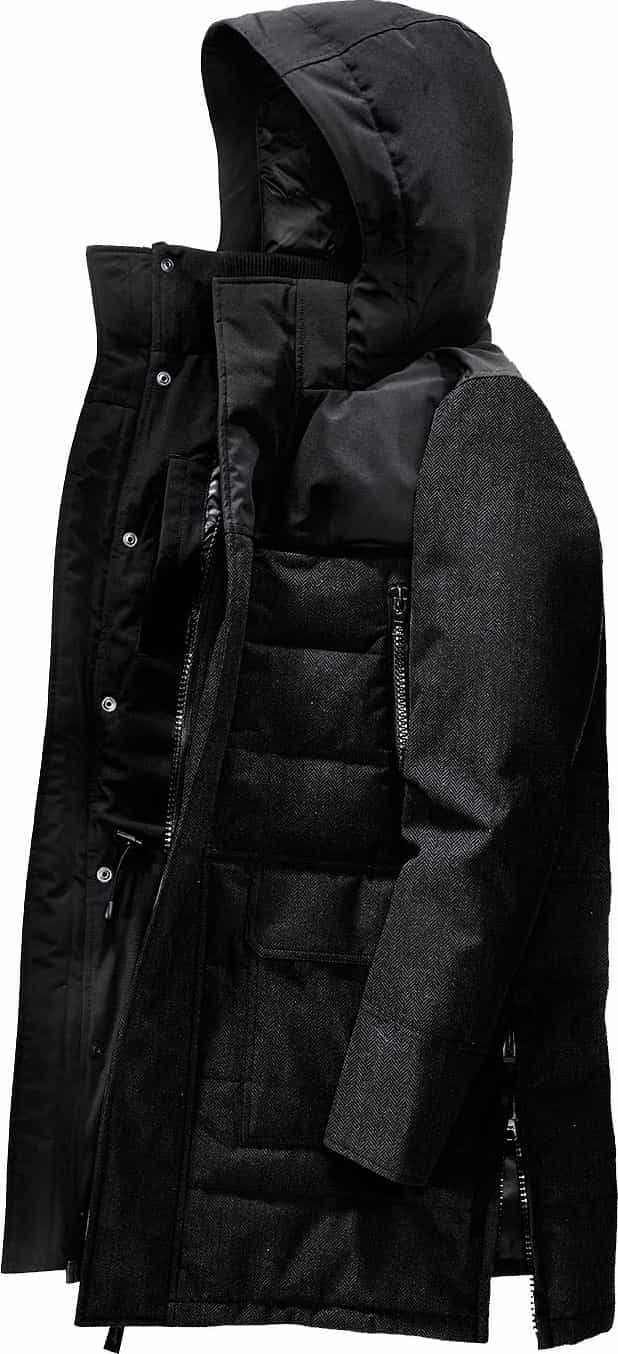 Black Herringbone - Black