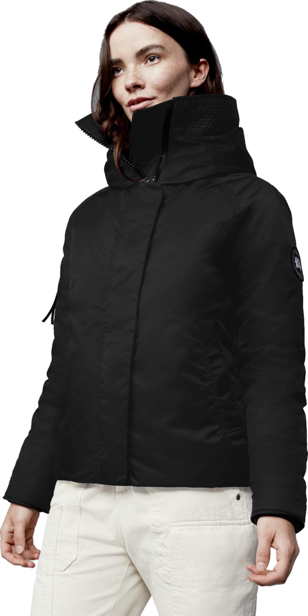 Product gallery image number 2 for product Everleigh Bomber Jacket - Black Disc - Women's