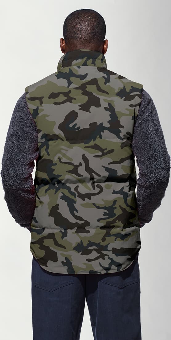 Product gallery image number 2 for product Garson Crew Vest Print - Men's