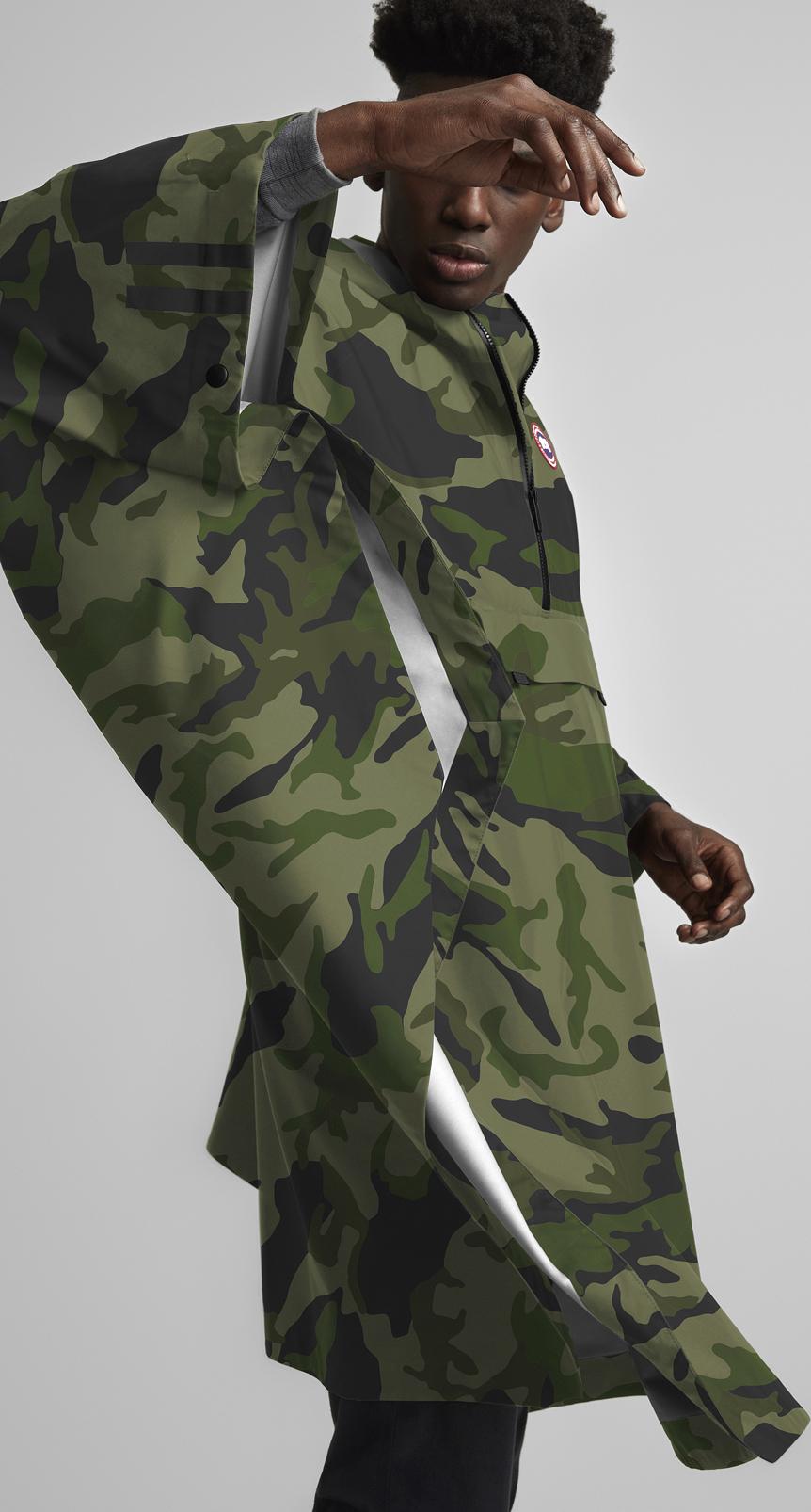 Product gallery image number 4 for product Field Print Poncho - Men's