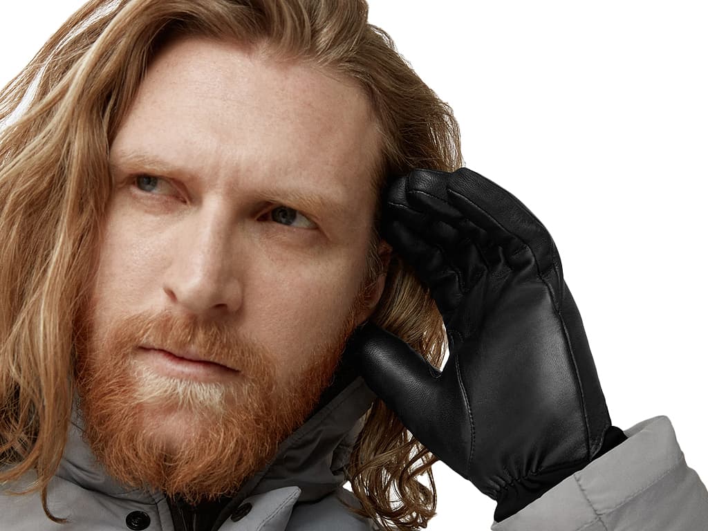 Product gallery image number 2 for product Mixed Media Gloves - Men's