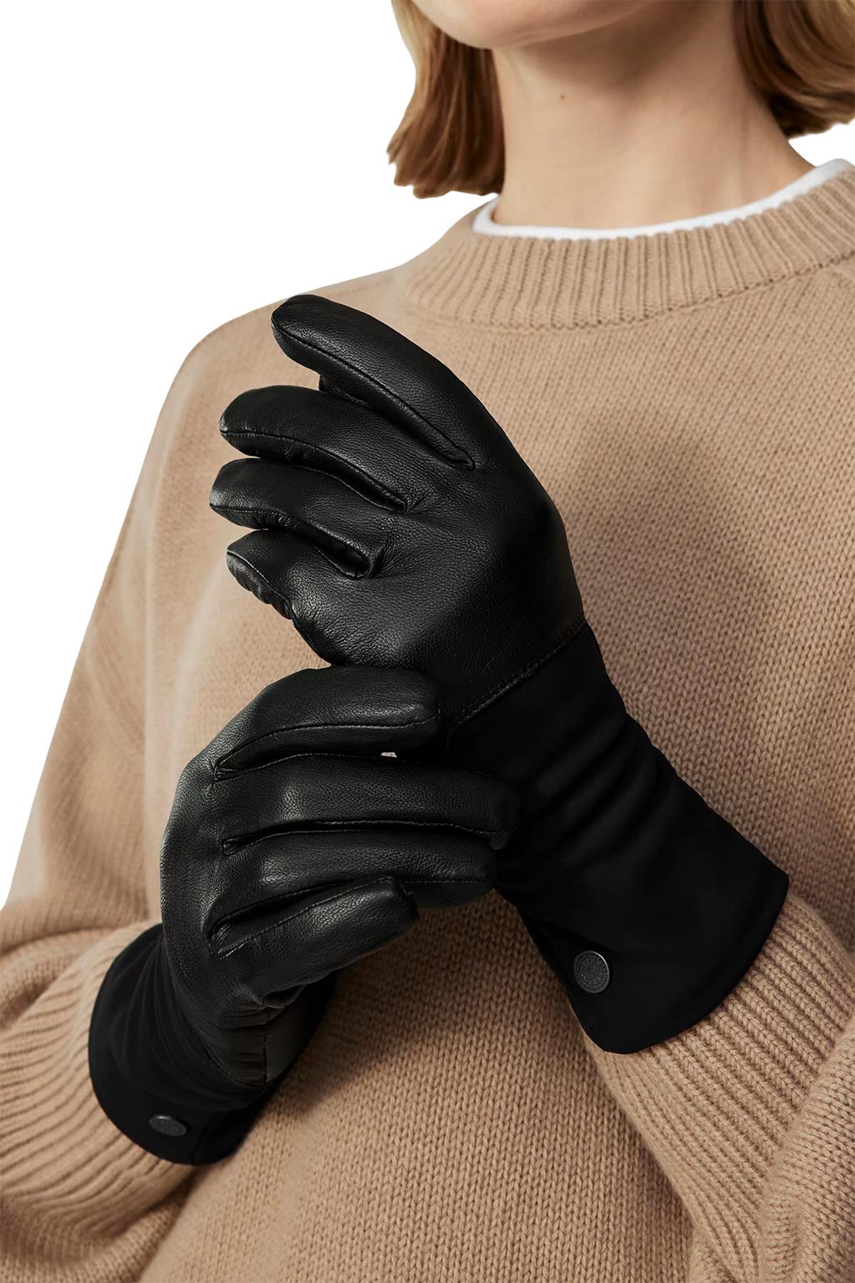 Numéro de l'image de la galerie de produits 2 pour le produit Gants en matériaux mixtes - Femme