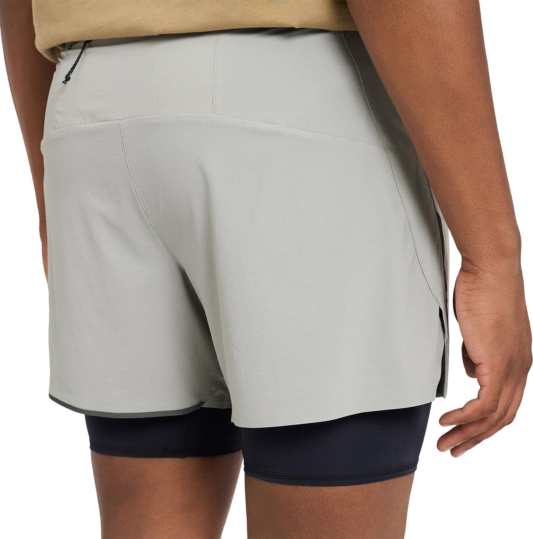 Product gallery image number 3 for product Short de course avec doublure longue intégrée DLY 2 5" - Homme