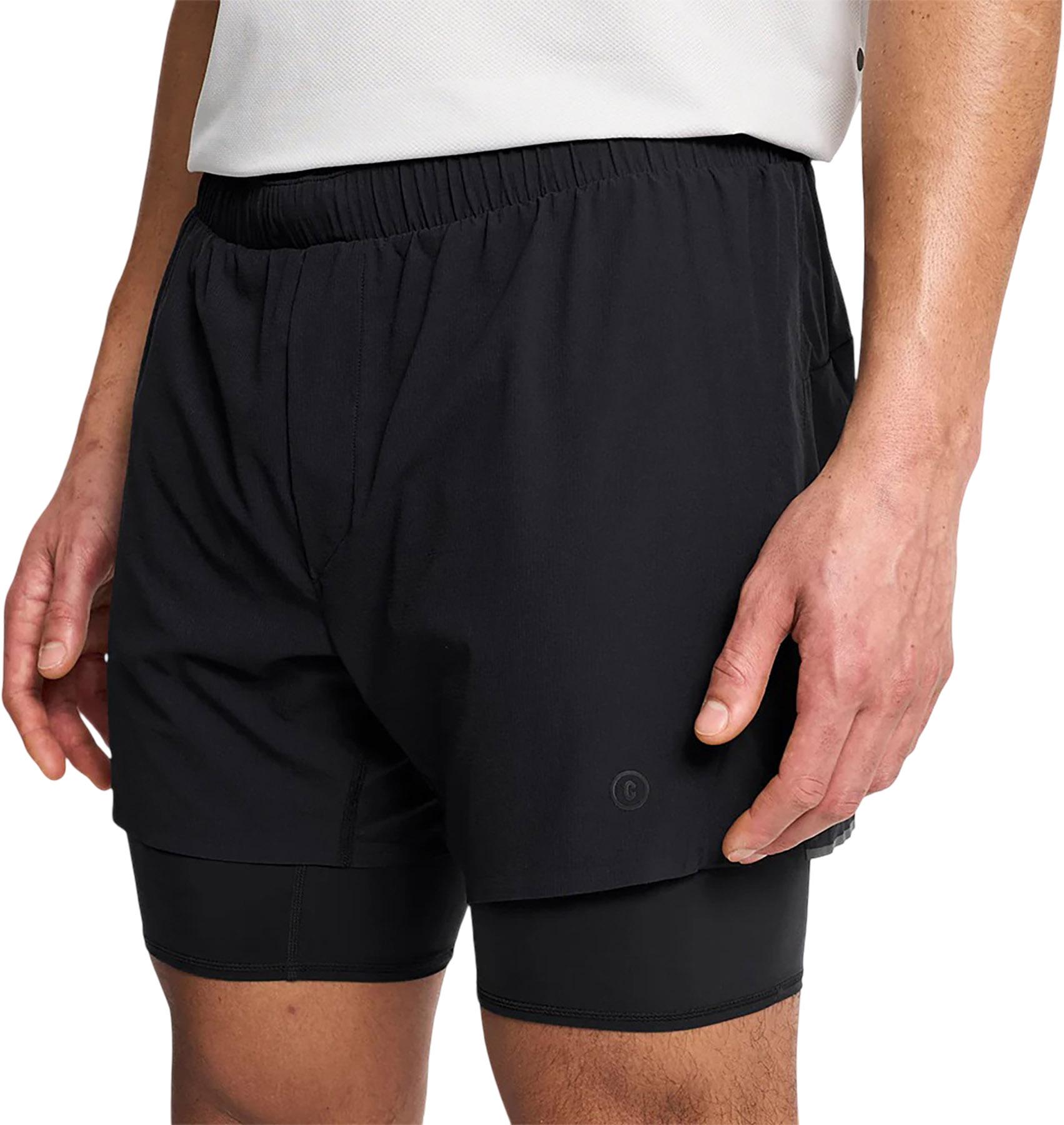 Product gallery image number 3 for product Short de course avec doublure longue intégrée DLY 2 5" - Homme