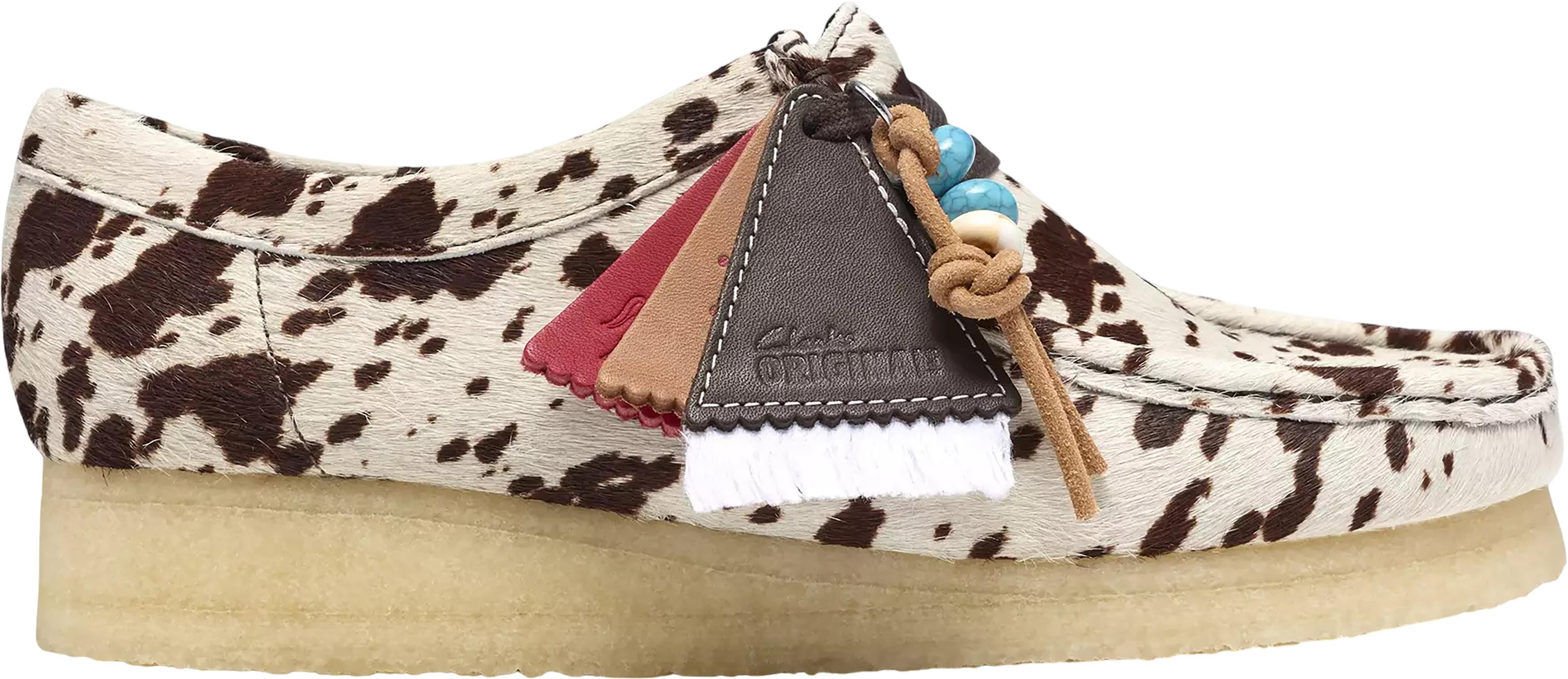 Image de produit pour Chaussures Wallabee imprimé vache brune - Femme