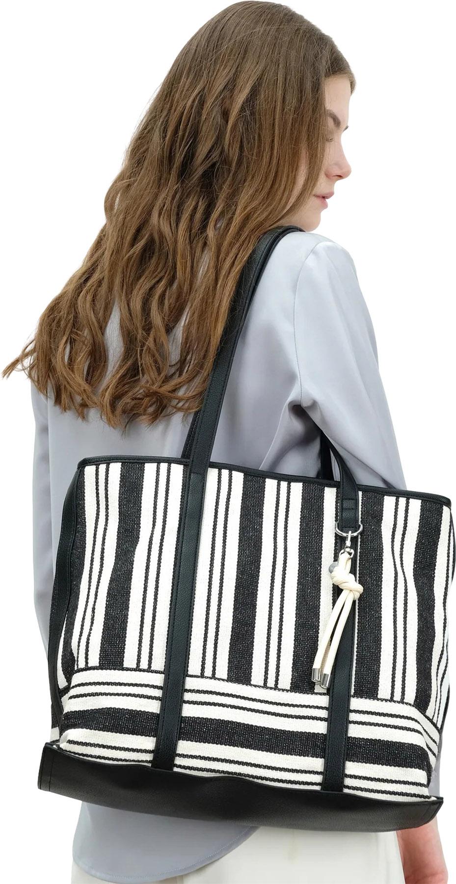 Product gallery image number 3 for product Shay Stripes Tote Bag - Women's