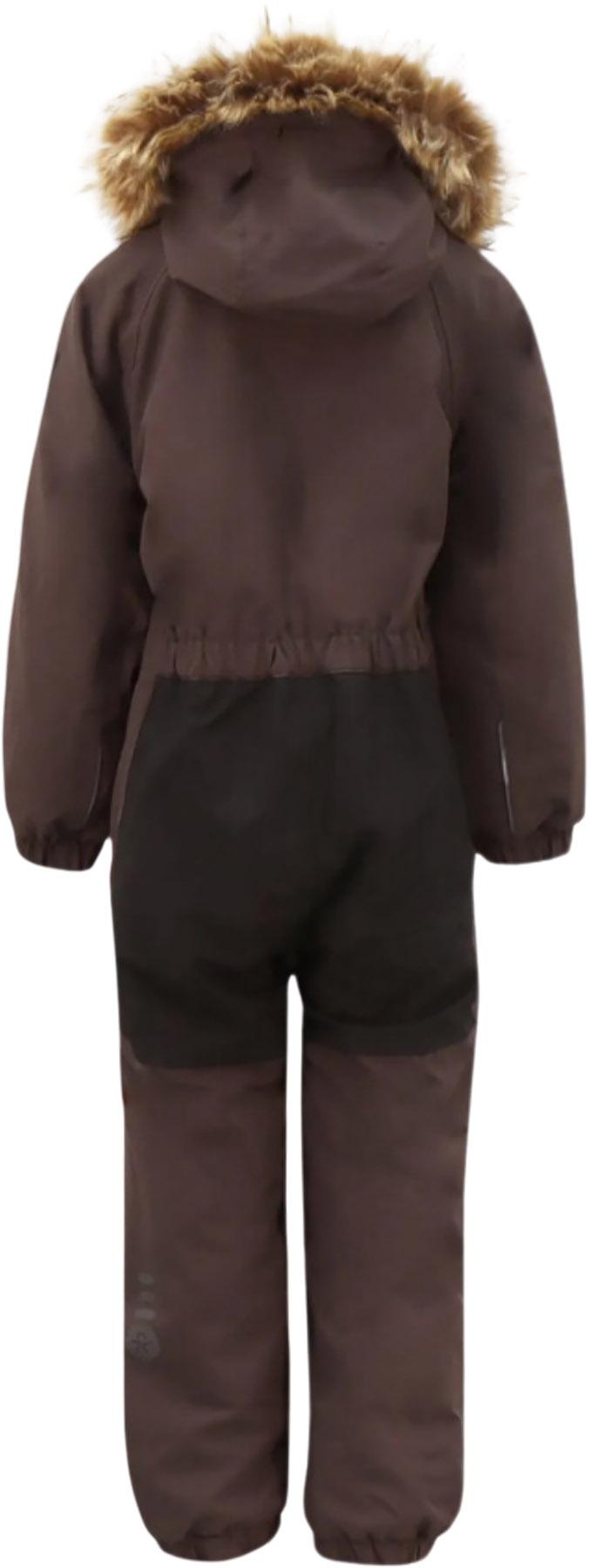 Product gallery image number 2 for product Contrast Fake Fur Winter Coverall - Kids