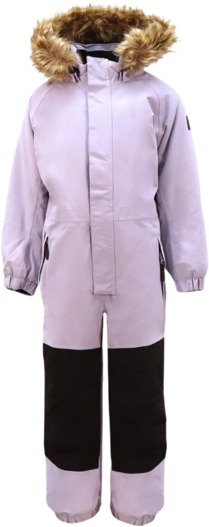Image de produit pour Combinaison d'hiver en fausse fourrure contrastante - Enfant