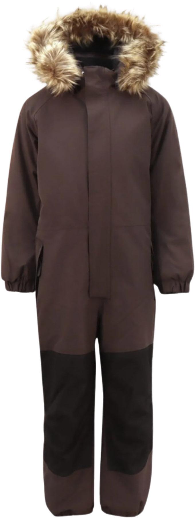 Image de produit pour Combinaison d'hiver en fausse fourrure contrastante - Enfant