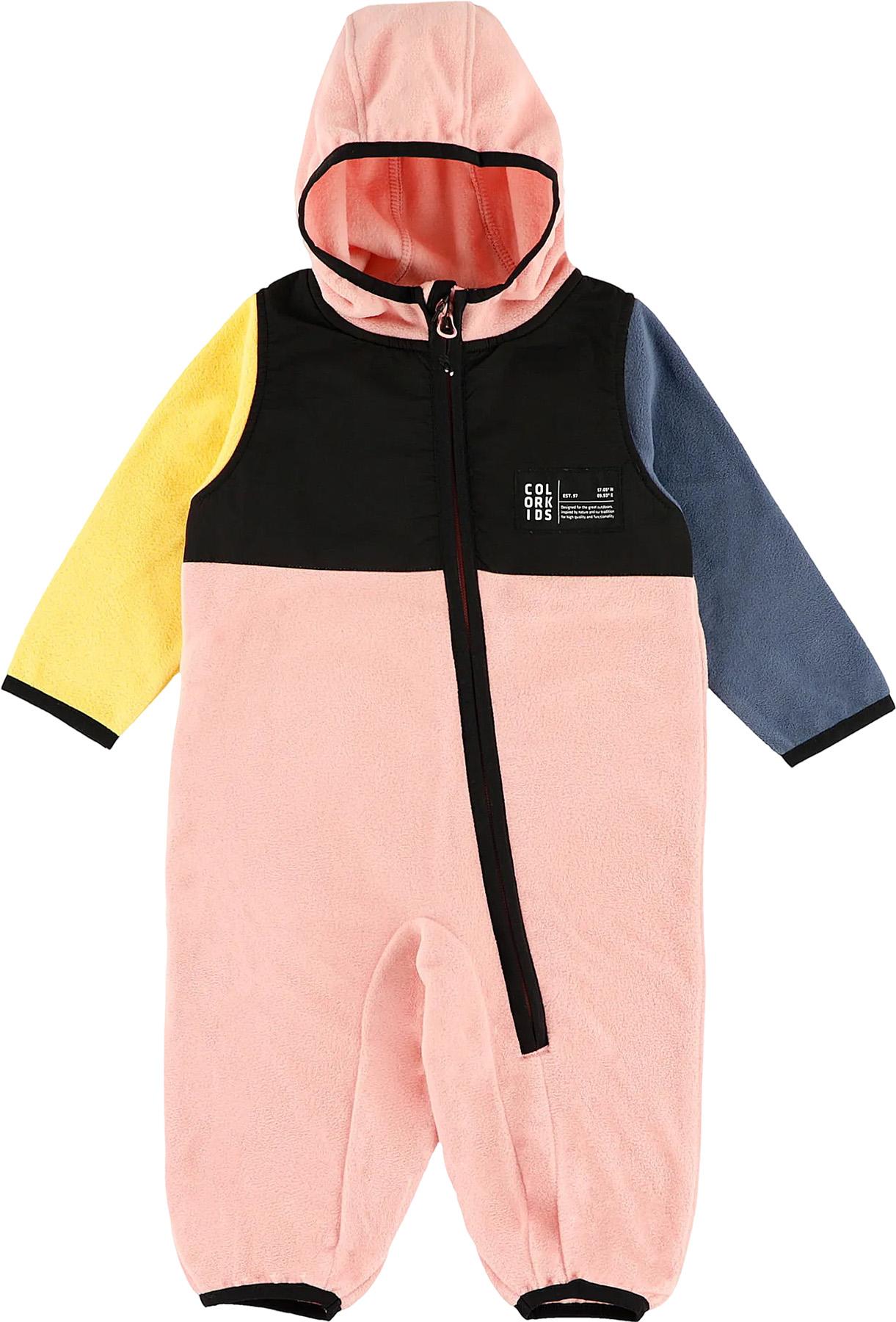 Product gallery image number 1 for product Colorblock Fleece One Piece - Baby
