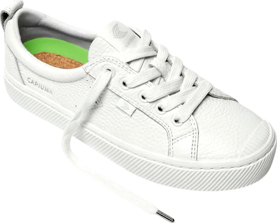 Numéro de l'image de la galerie de produits 2 pour le produit Chaussures sport en cuir grainé OCA Low - Homme