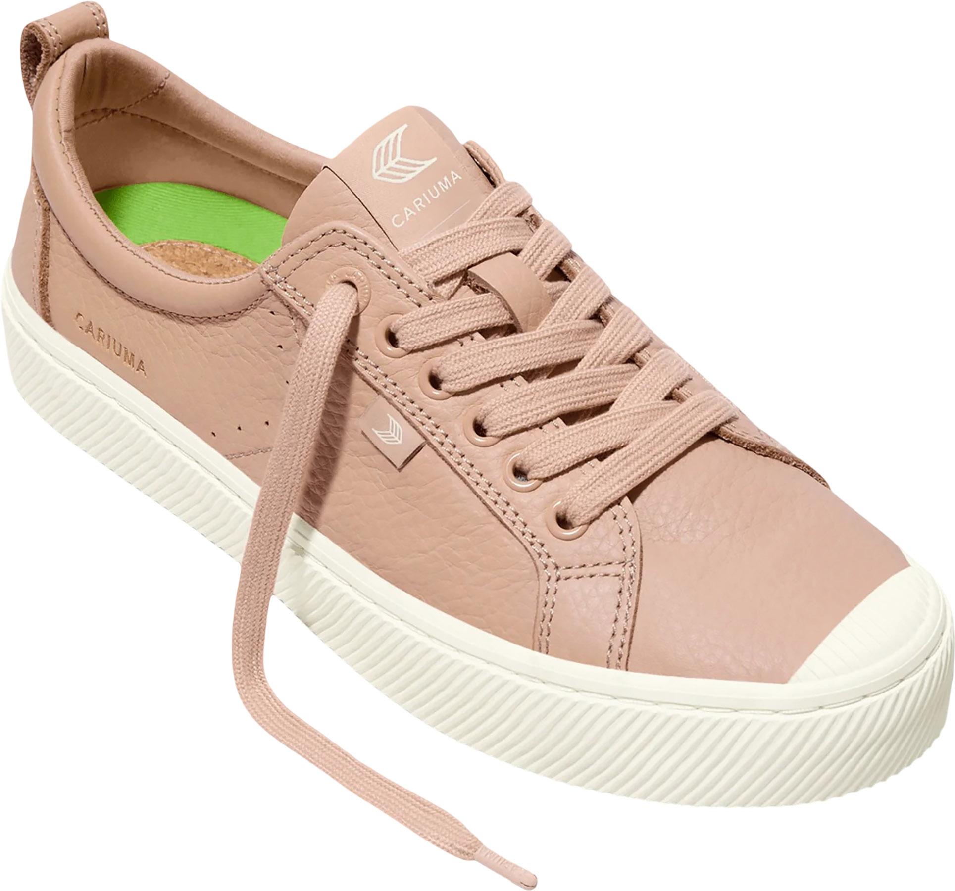 Product gallery image number 2 for product OCA Low Pebbled Leather Sneaker - Women's