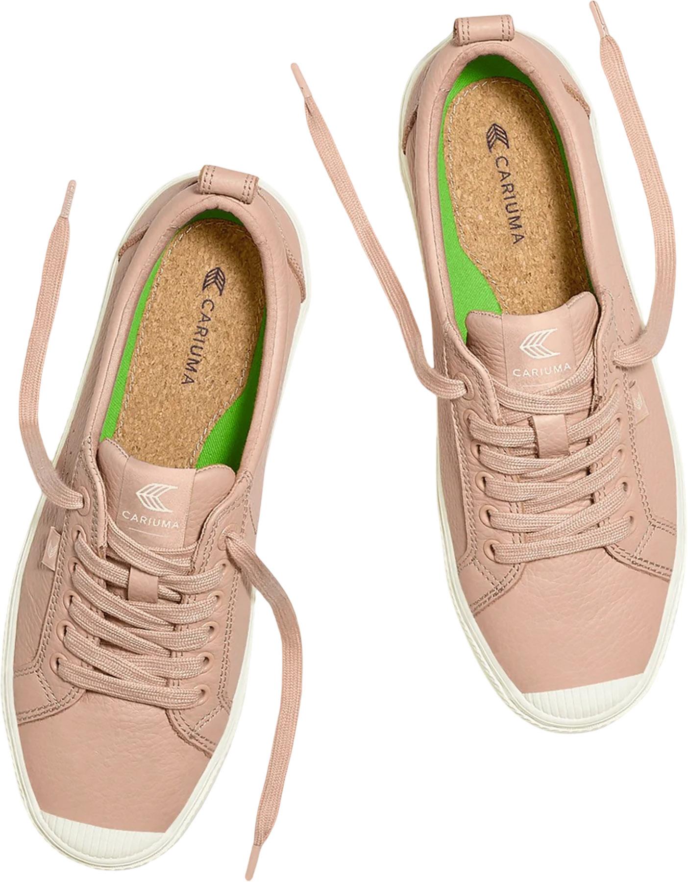 Product gallery image number 3 for product OCA Low Pebbled Leather Sneaker - Women's