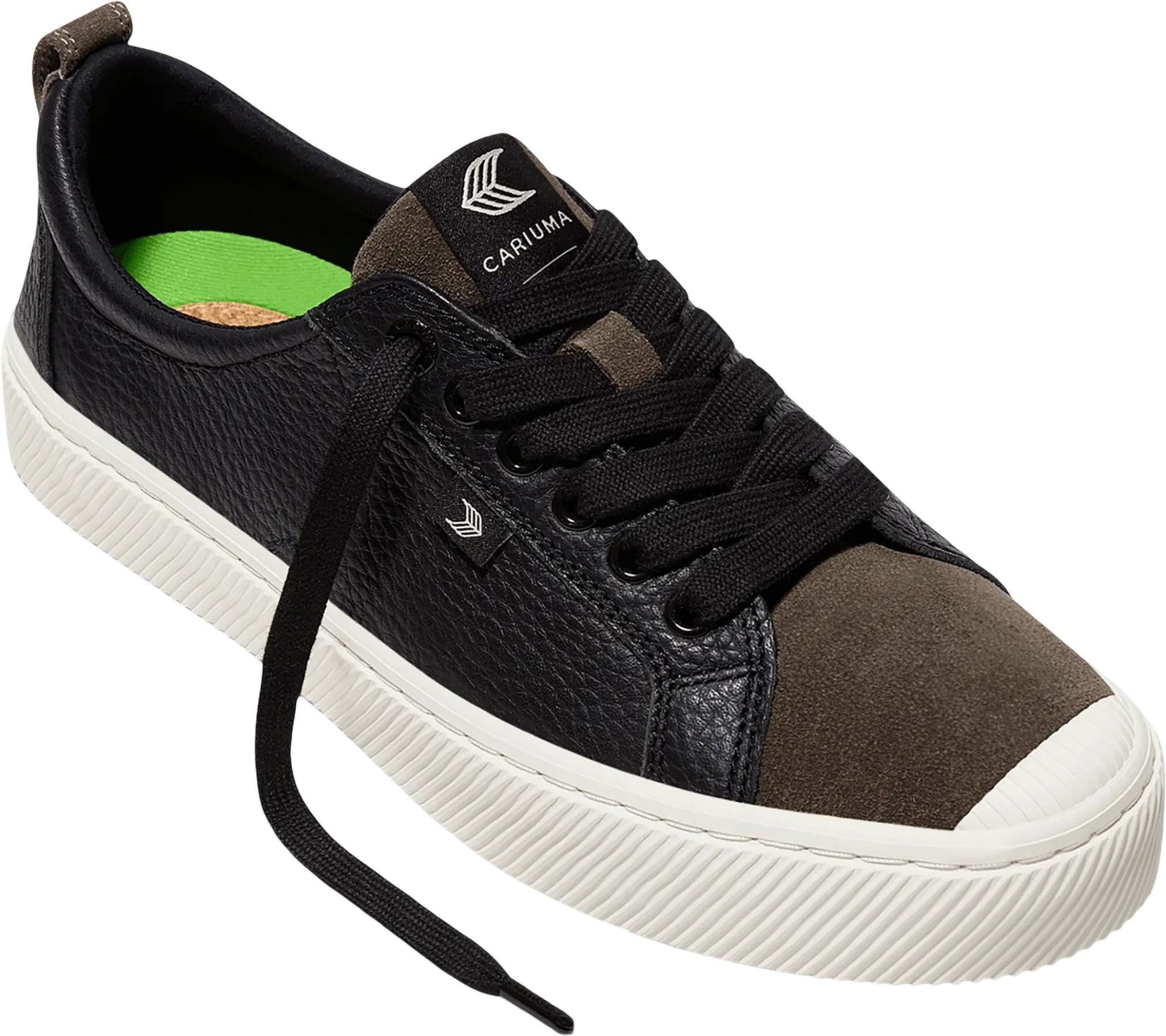 Product gallery image number 2 for product OCA Low Pebbled Leather Sneaker - Women's