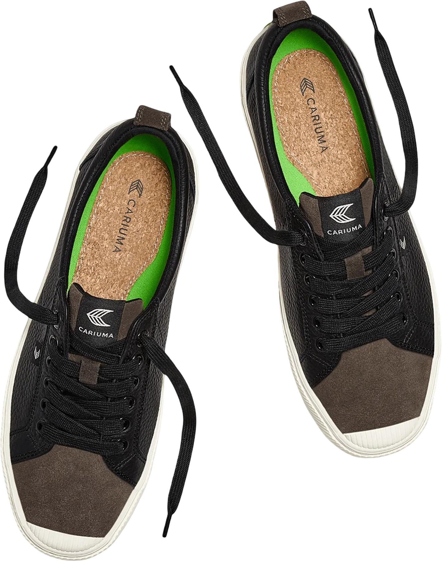 Product gallery image number 3 for product OCA Low Pebbled Leather Sneaker - Women's