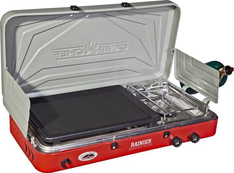 Product gallery image number 1 for product Mountain Series Rainer Two-Burner Stove with Griddle