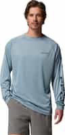 Colour: Dockside Blue Heather - Collegiate Navy Logo