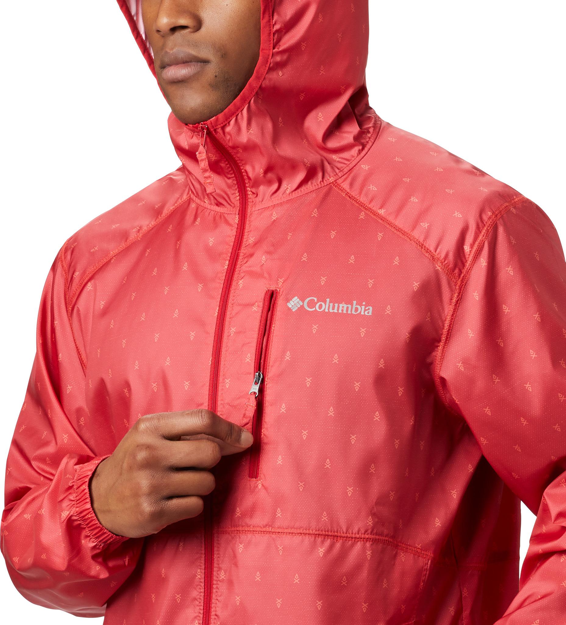 Product gallery image number 8 for product Flash Forward Windbreaker Print Jacket - Men's