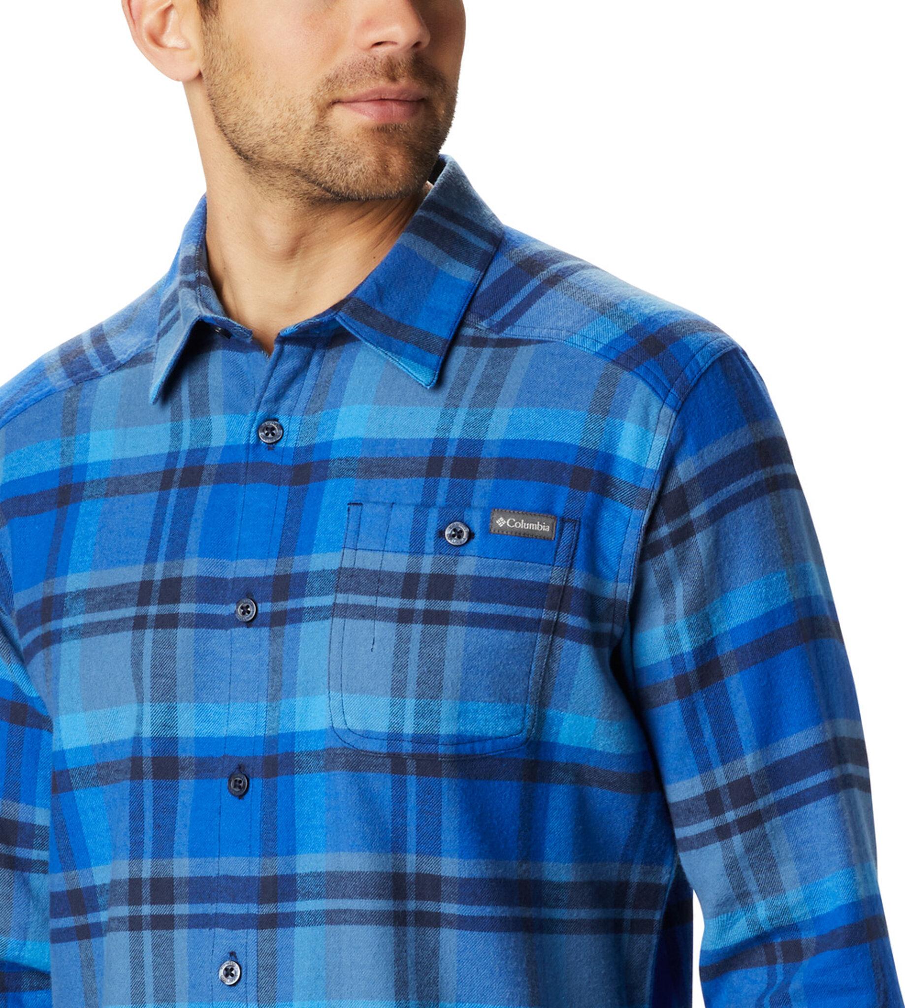 Numéro de l'image de la galerie de produits 2 pour le produit Chemise en flanelle à manches longues Cornell Woods grande taille - Homme