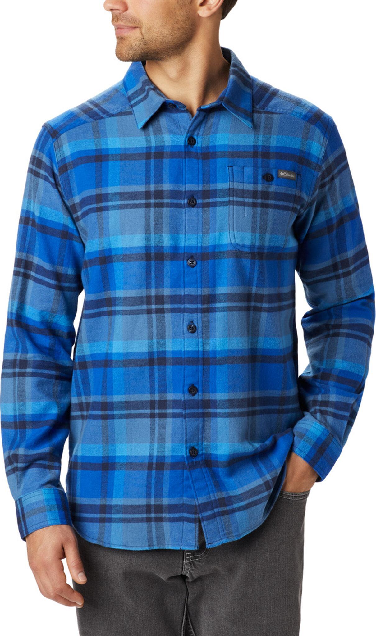 Numéro de l'image de la galerie de produits 1 pour le produit Chemise en flanelle à manches longues Cornell Woods grande taille - Homme