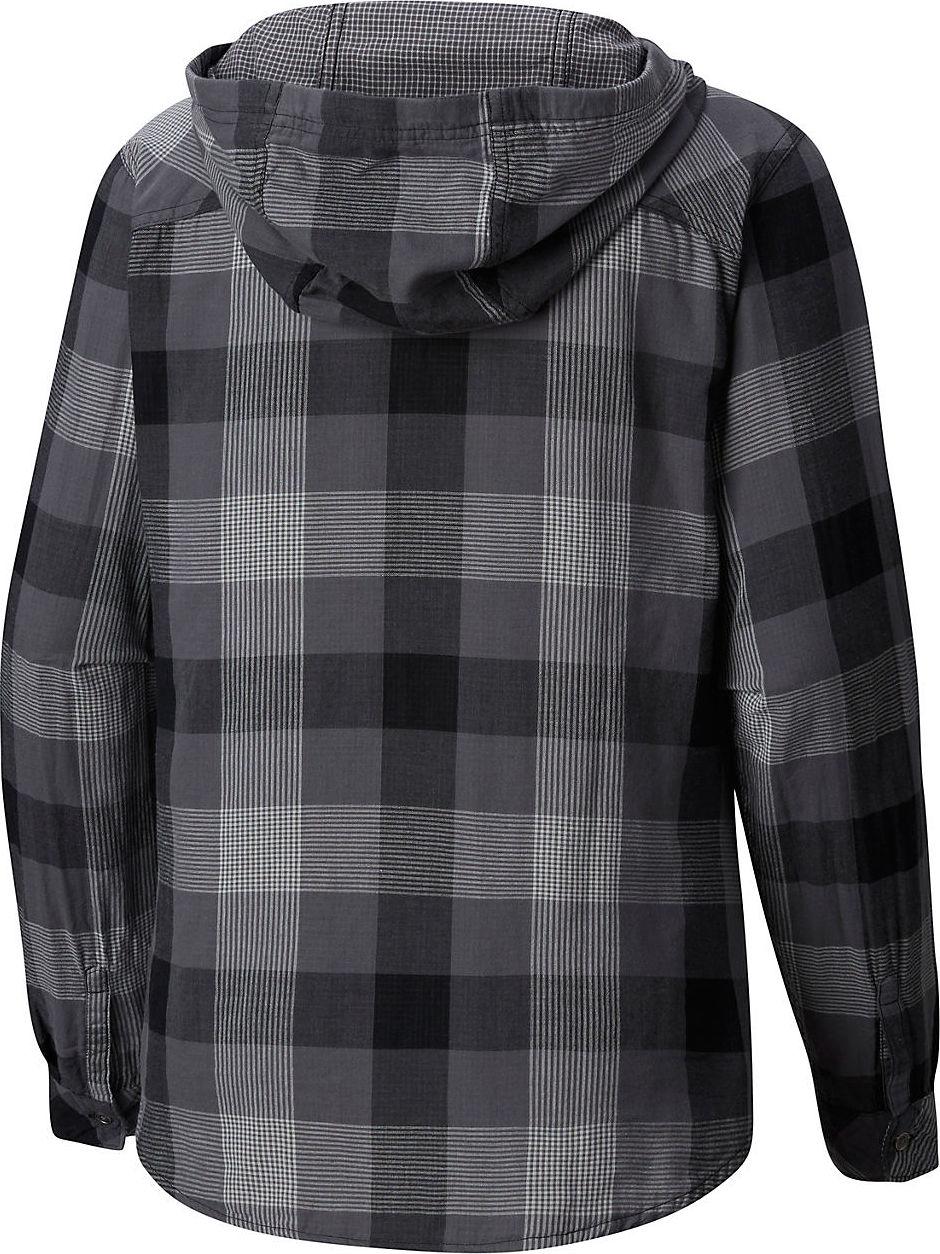 Product gallery image number 2 for product Times Two Hooded Long Sleeve Shirt Plus Size - Women's