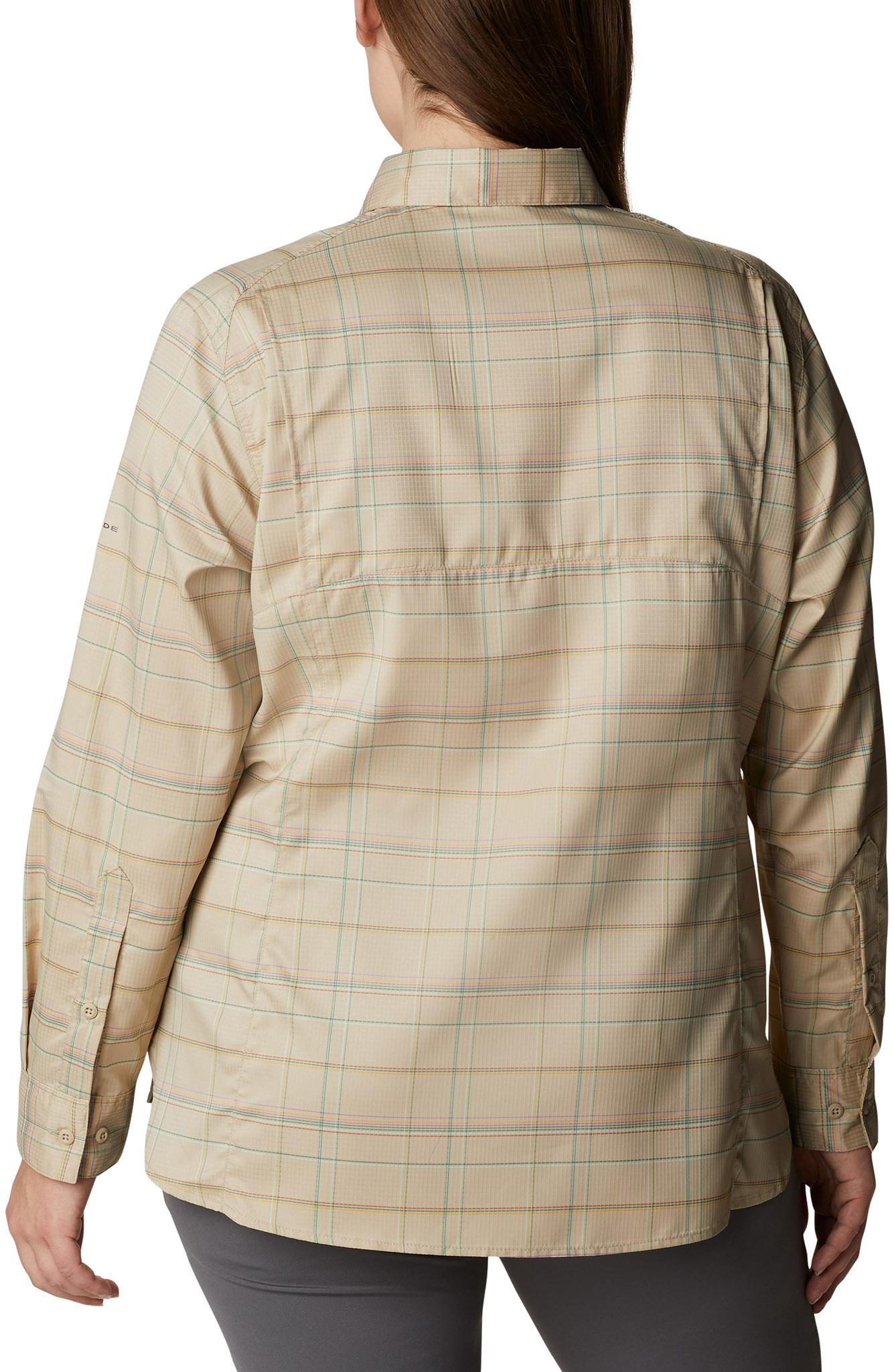 Product gallery image number 2 for product Silver Ridge Lite Plaid Long Sleeve Shirt Plus Size - Women's