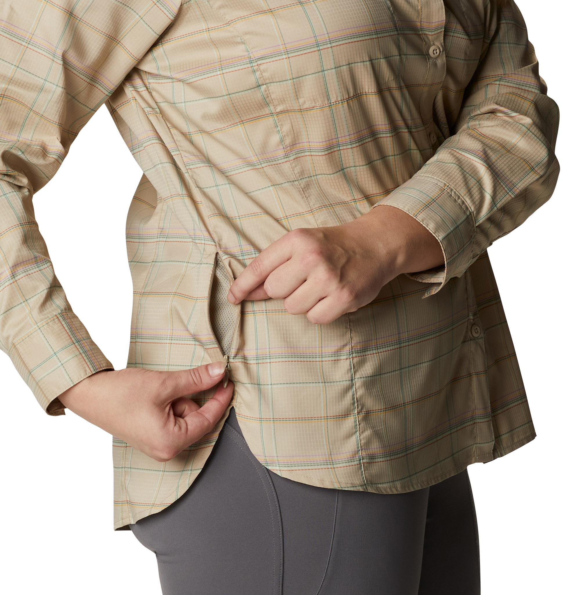 Product gallery image number 3 for product Silver Ridge Lite Plaid Long Sleeve Shirt Plus Size - Women's