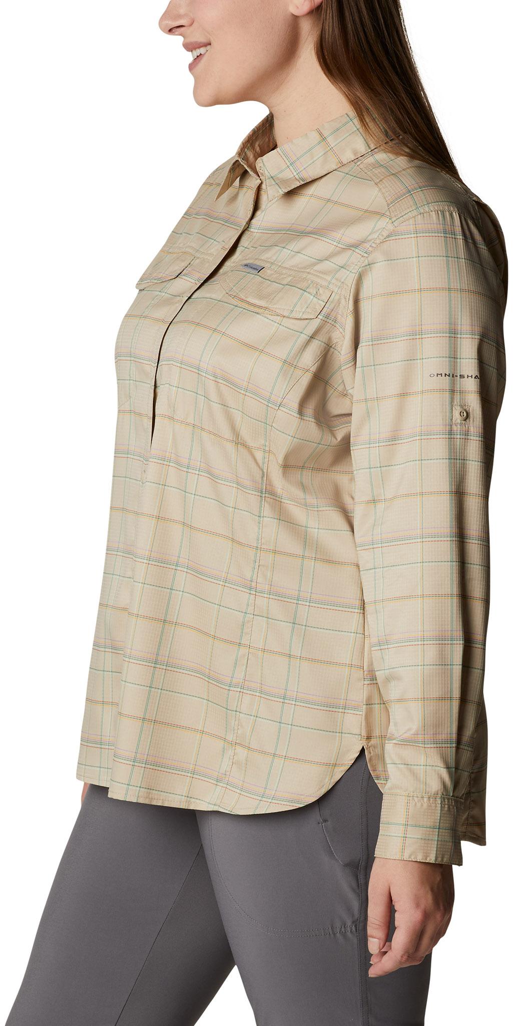 Product gallery image number 4 for product Silver Ridge Lite Plaid Long Sleeve Shirt Plus Size - Women's