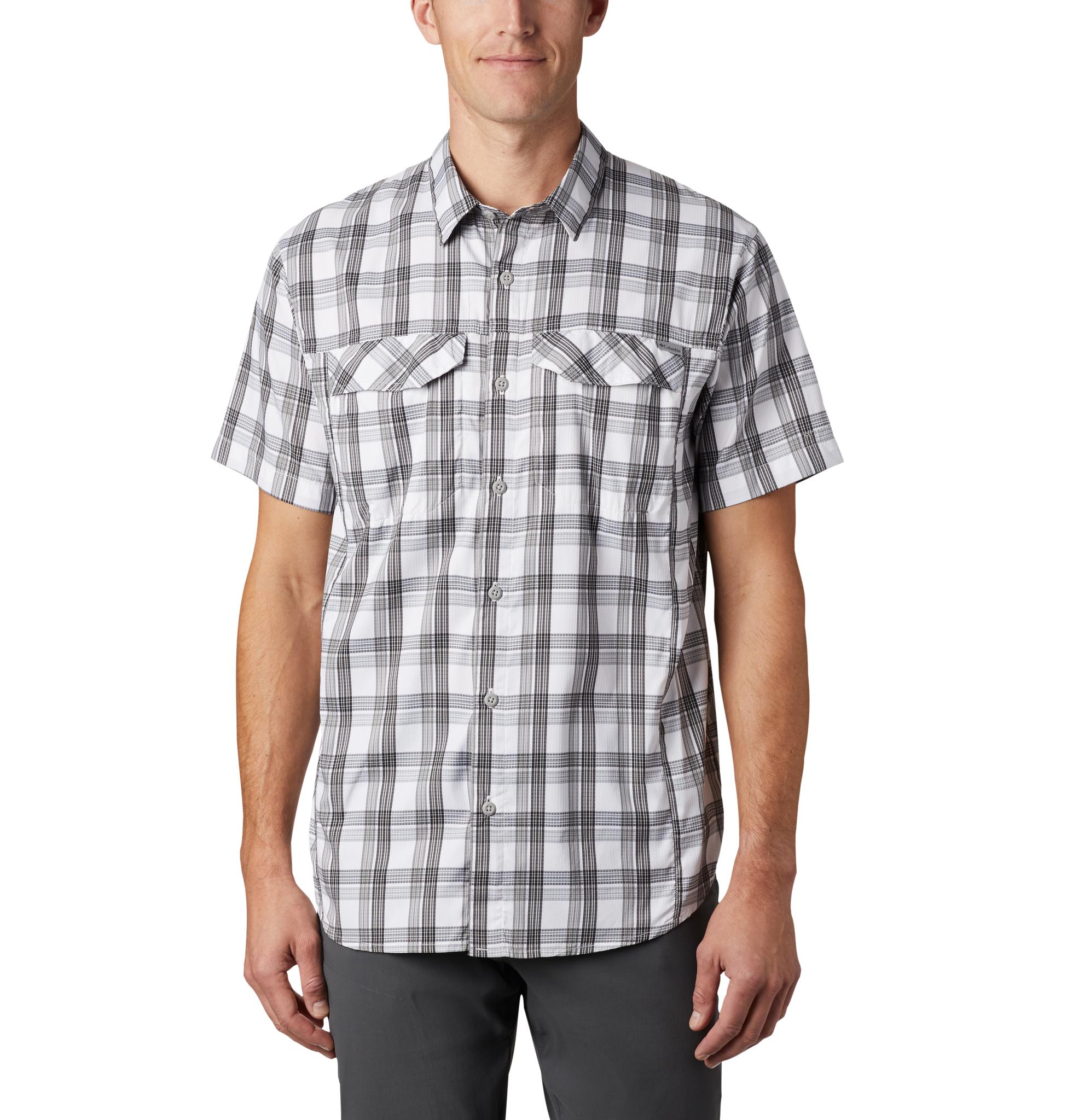 Product gallery image number 1 for product Silver Ridge Lite Plaid Short Sleeve Shirt - Men's