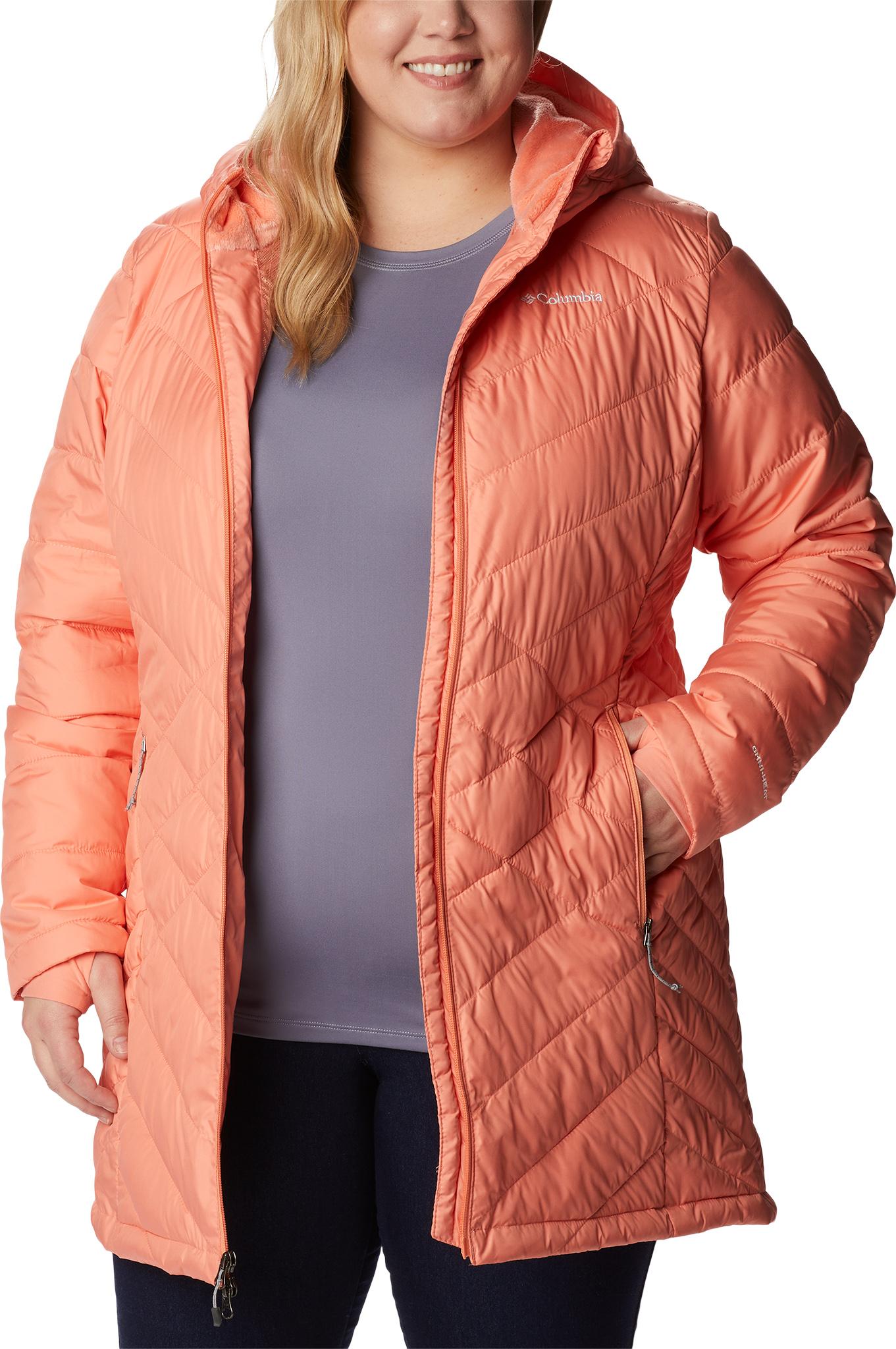 Product gallery image number 5 for product Heavenly Plus Size Long Hooded Jacket - Women's