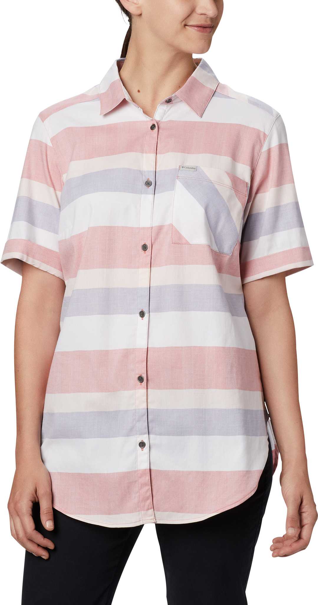 Dark Coral Twill Stripe