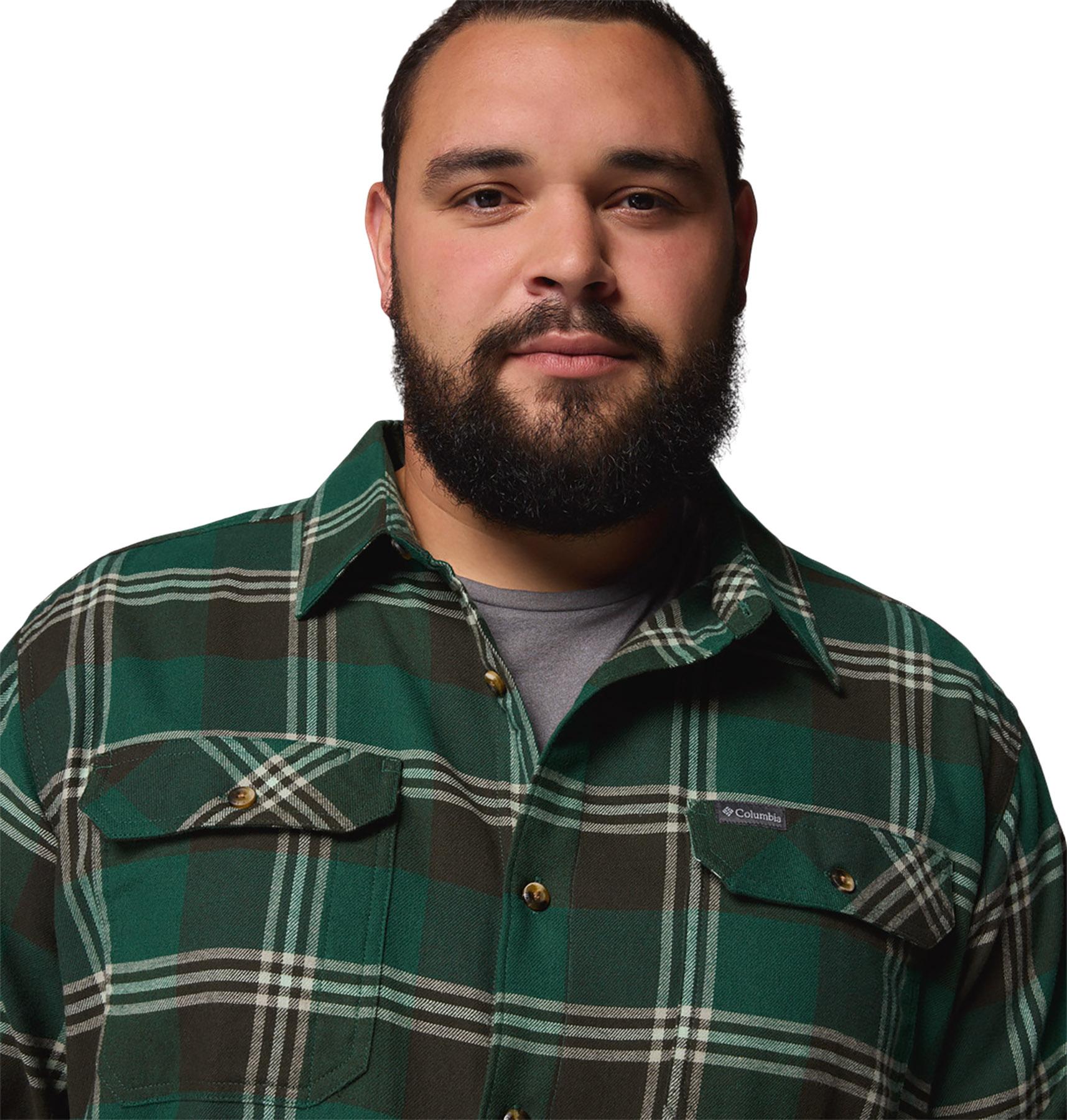 Product gallery image number 3 for product Flare Gun Stretch Flannel Shirt Big Size - Men's