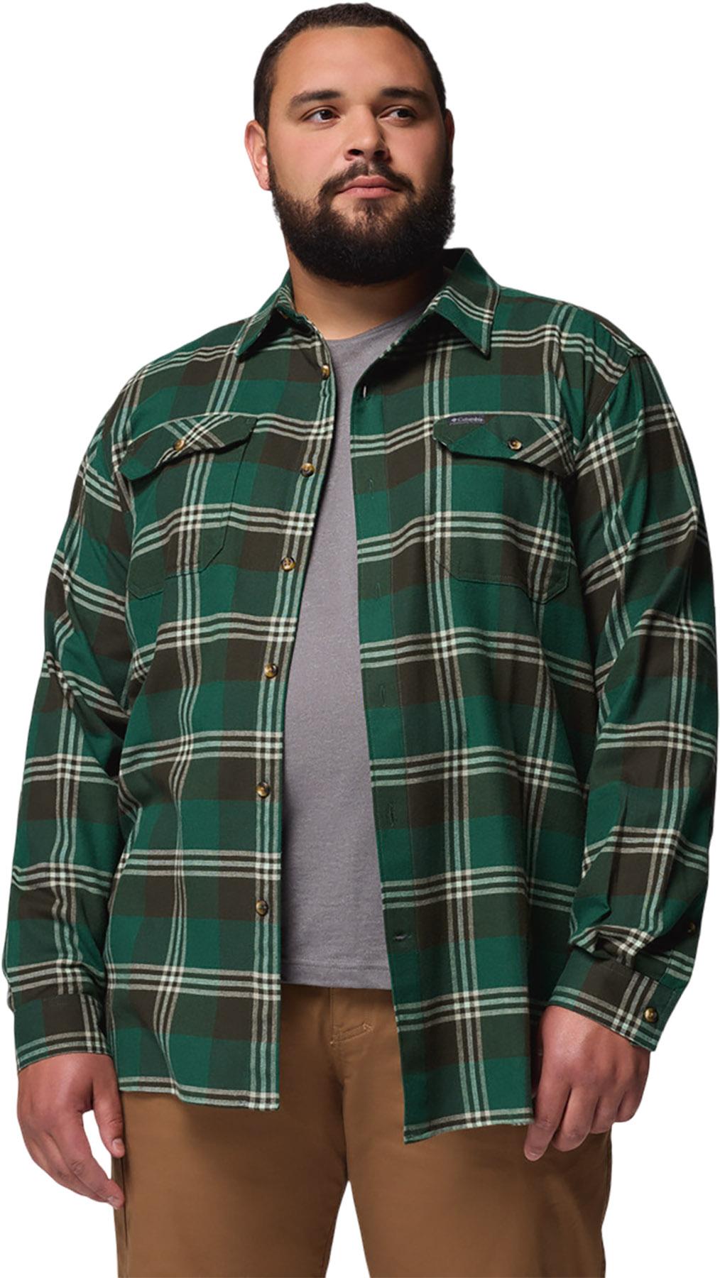 Product gallery image number 4 for product Flare Gun Stretch Flannel Shirt Big Size - Men's