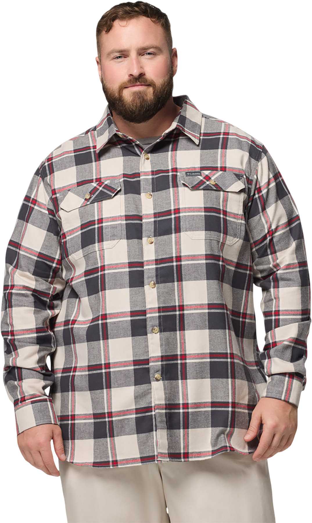 Dark Stone Trails Edge Plaid