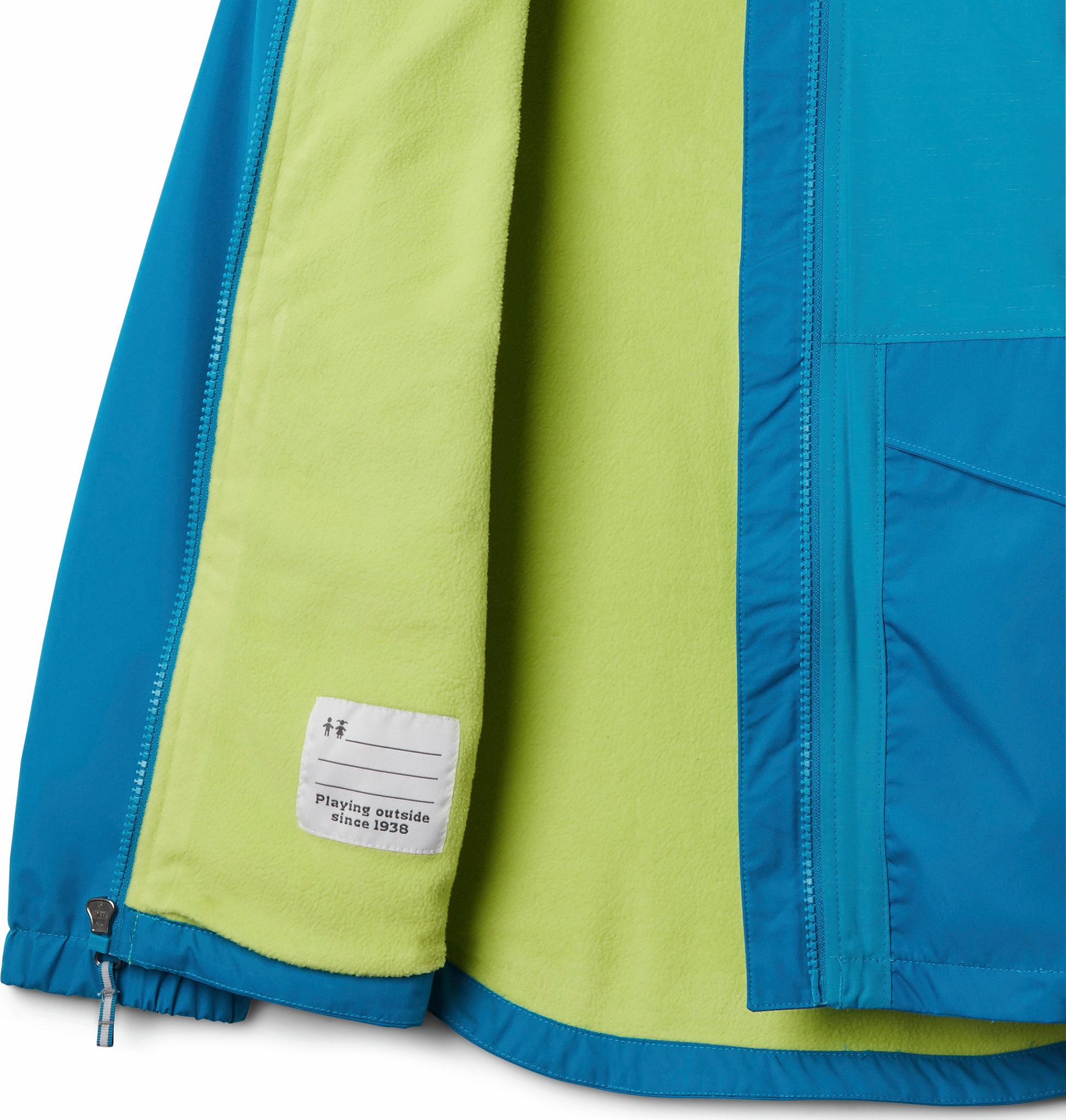 Product gallery image number 2 for product Rainy Trails Fleece Lined Jacket - Girls