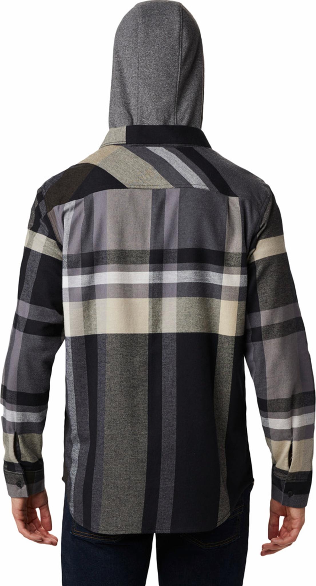 Product gallery image number 2 for product Flare Gun Button Up Stretch Flannel Hoodie - Men's