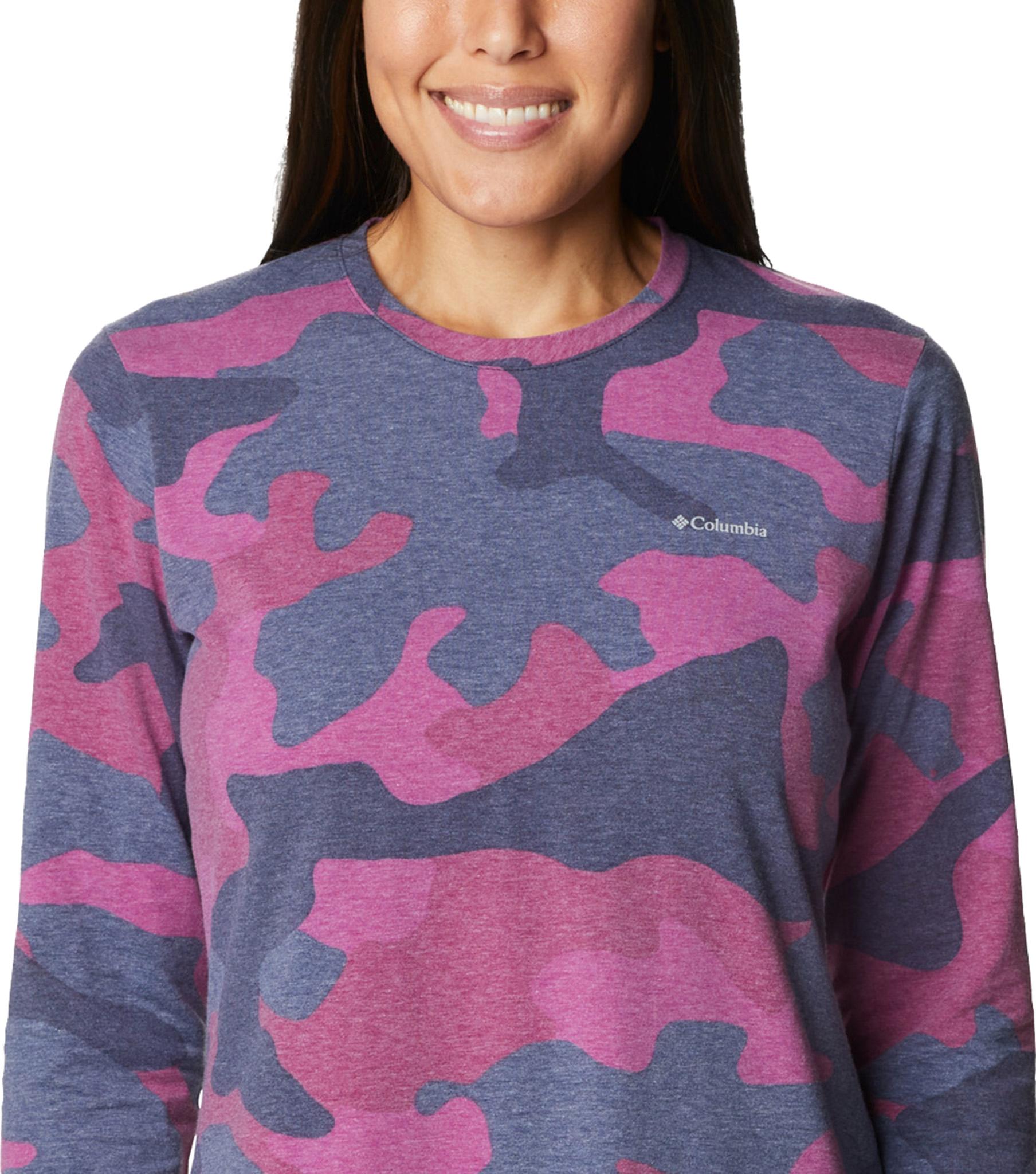 Product gallery image number 3 for product Sun Trek Pattern Long Sleeve T-Shirt - Women's