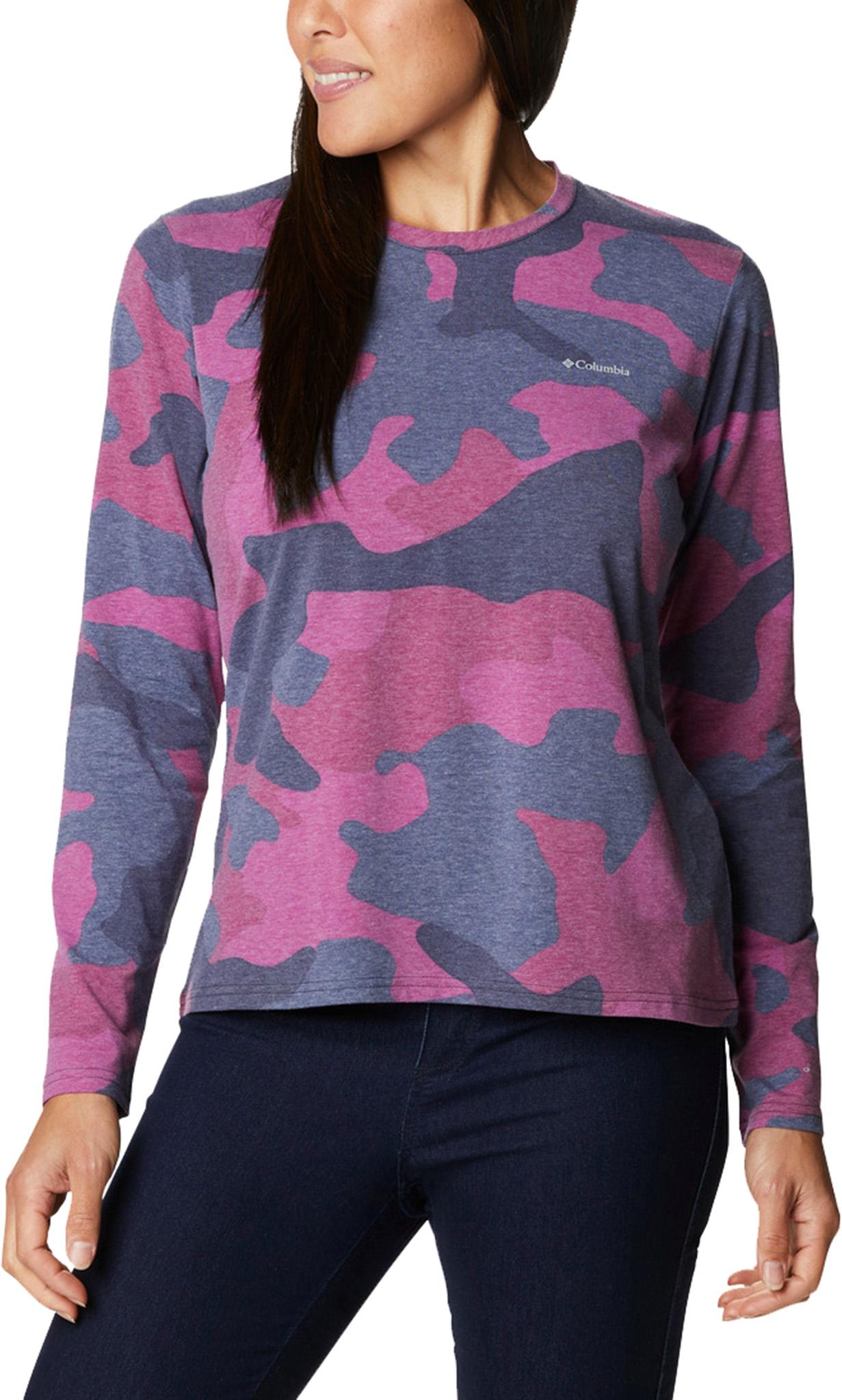 Product gallery image number 1 for product Sun Trek Pattern Long Sleeve T-Shirt - Women's