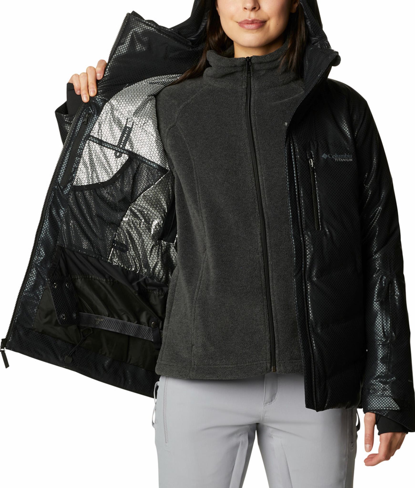 Product gallery image number 3 for product Powder Keg Black Dot Down Jacket - Women's