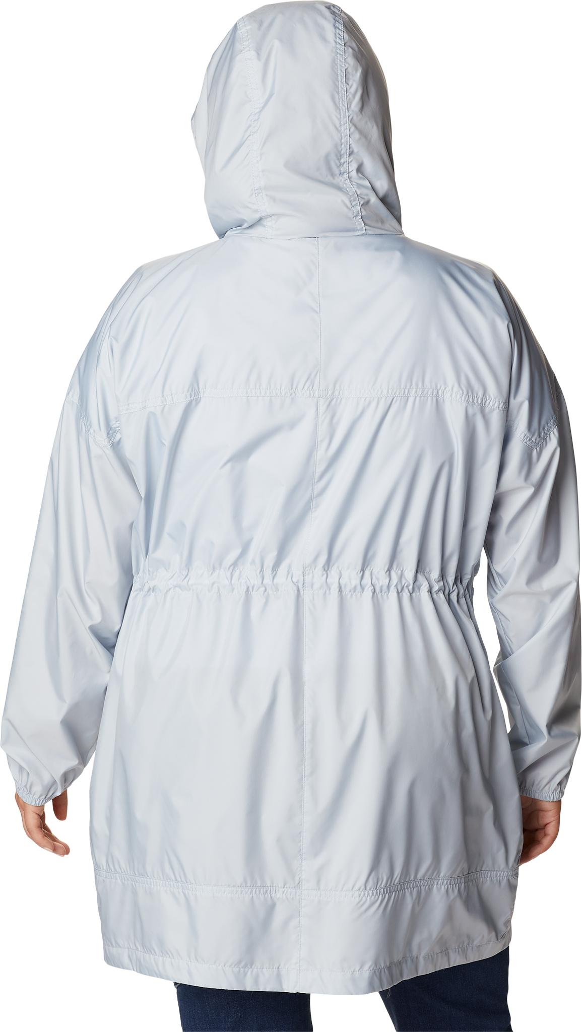 Product gallery image number 2 for product Flash Challenger Plus Size Long Windbreaker Jacket - Women's