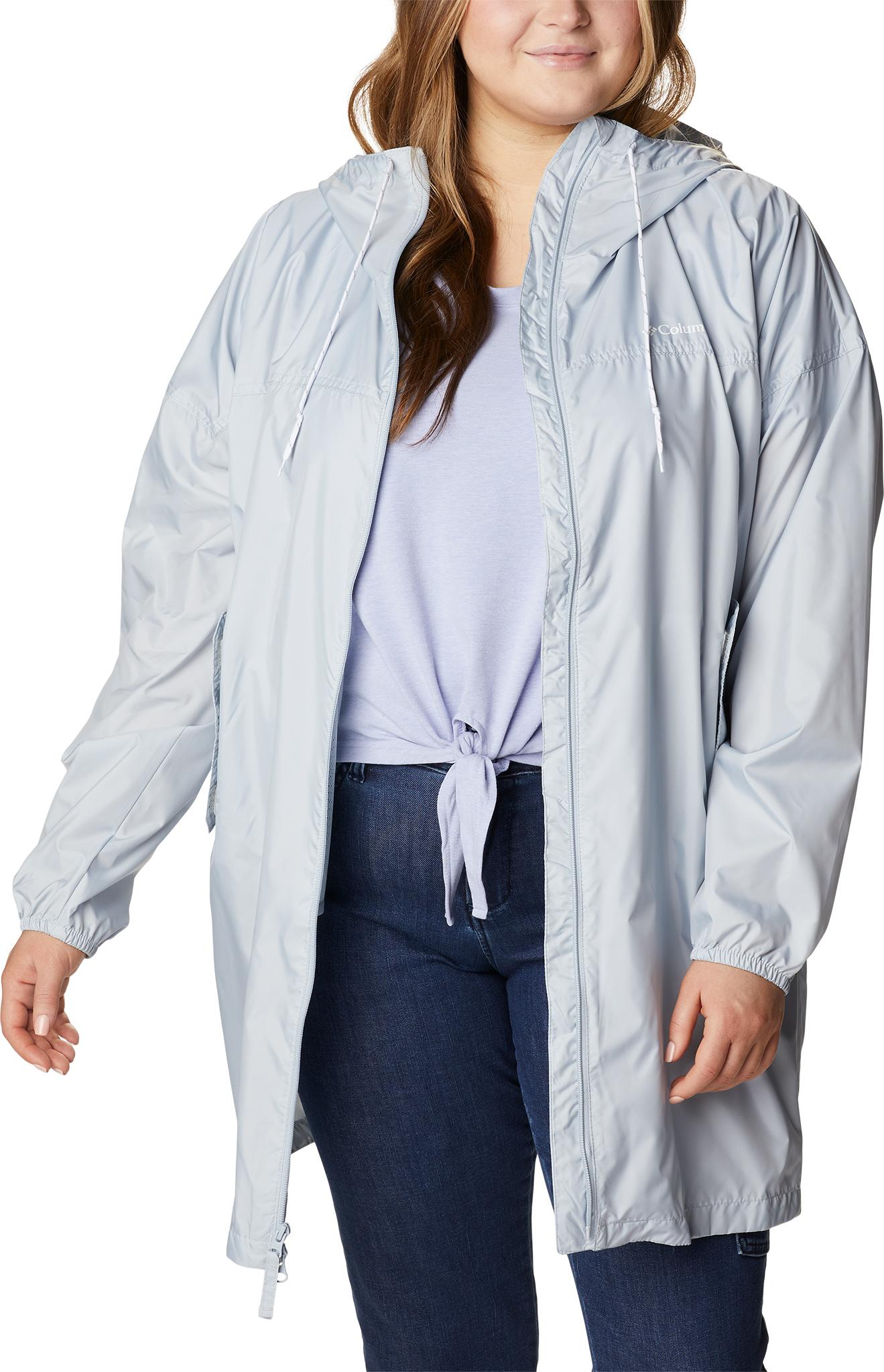 Product gallery image number 4 for product Flash Challenger Plus Size Long Windbreaker Jacket - Women's