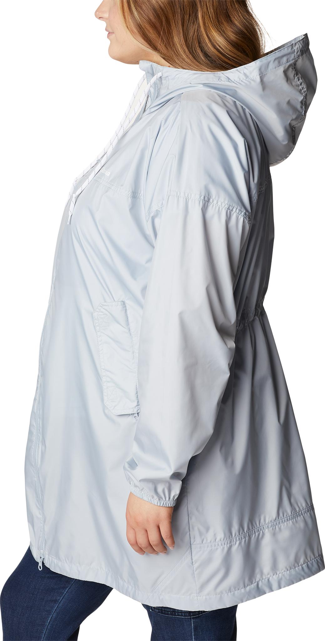 Product gallery image number 6 for product Flash Challenger Plus Size Long Windbreaker Jacket - Women's