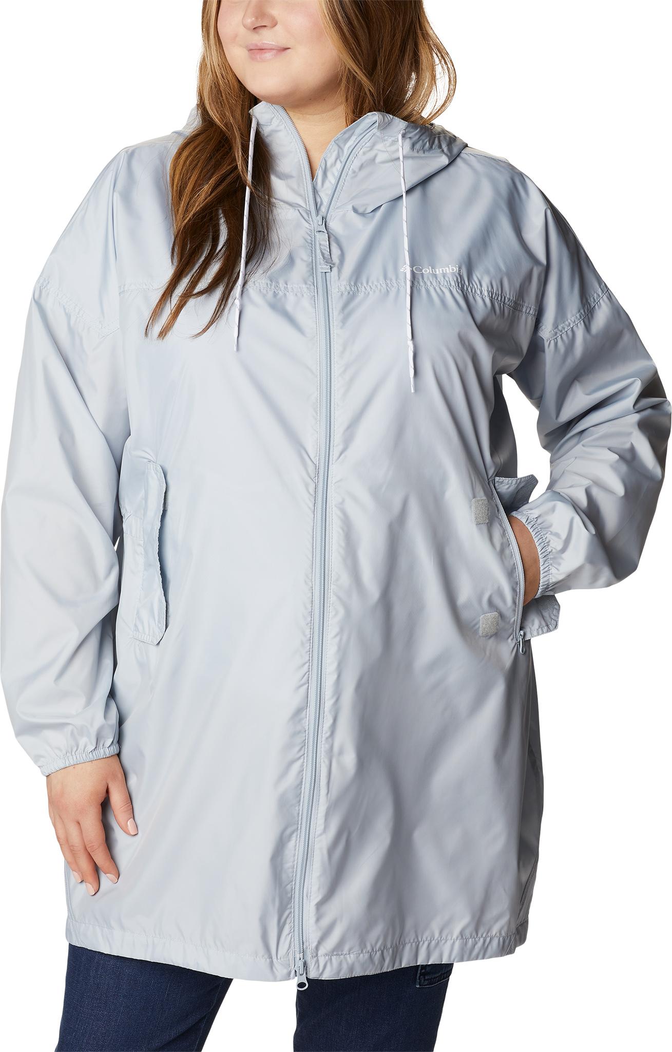 Product gallery image number 1 for product Flash Challenger Plus Size Long Windbreaker Jacket - Women's